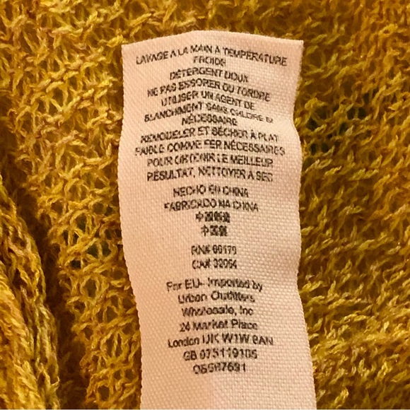 Free People Oversized Stretch Cheese-Cloth Top Cut/Cuffed Dolman Sleeves Size XS - Picture 3 of 15